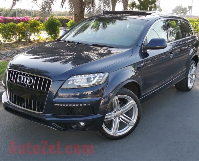 AUDI Q7 S-LINE QUATTRO- GREAT CONDITION- WARRANTY UNDER AGENCY UNTIL MAY 2021