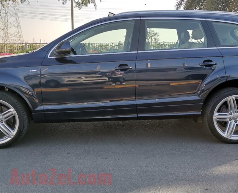 AUDI Q7 S-LINE QUATTRO- GREAT CONDITION- WARRANTY UNDER AGENCY UNTIL MAY 2021