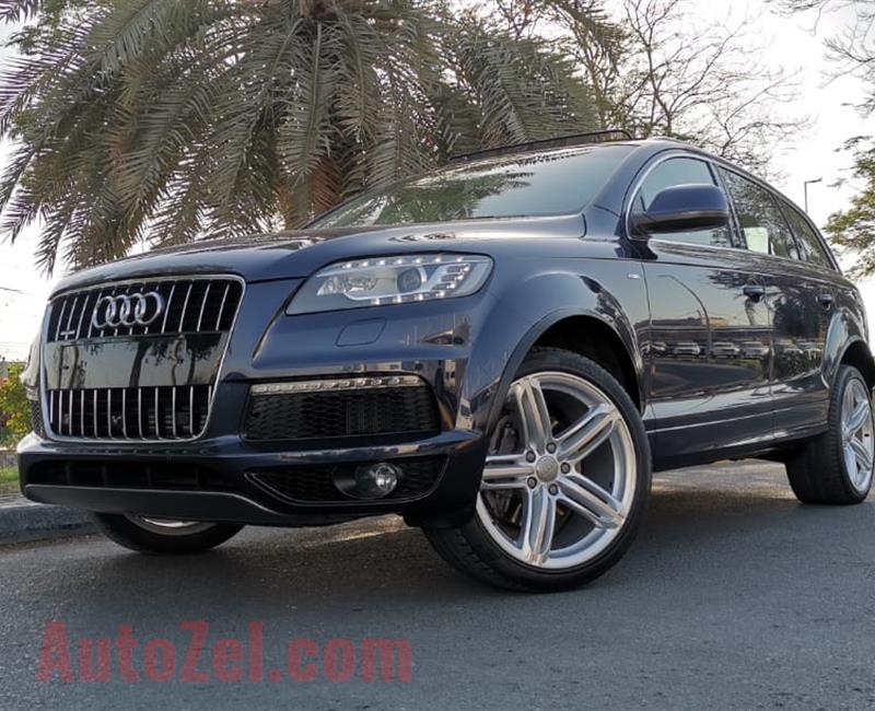 AUDI Q7 S-LINE QUATTRO- GREAT CONDITION- WARRANTY UNDER AGENCY UNTIL MAY 2021