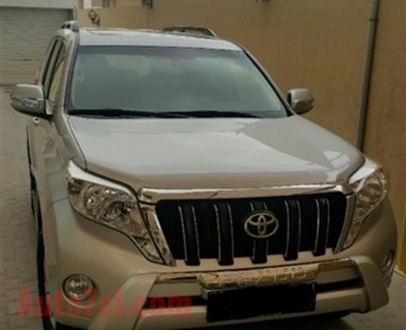 2014 silver toyota prado