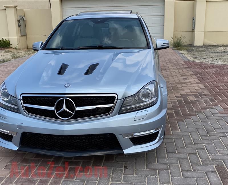 @864 Dhs Monthly Mercedes Benz C 250 2013 Light Blue 