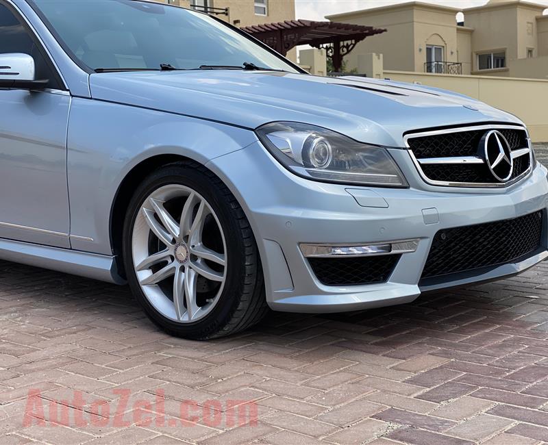 @864 Dhs Monthly Mercedes Benz C 250 2013 Light Blue 