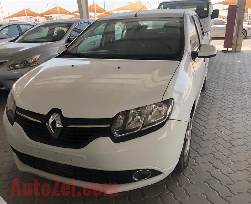 Renault Symbol 2016,white color