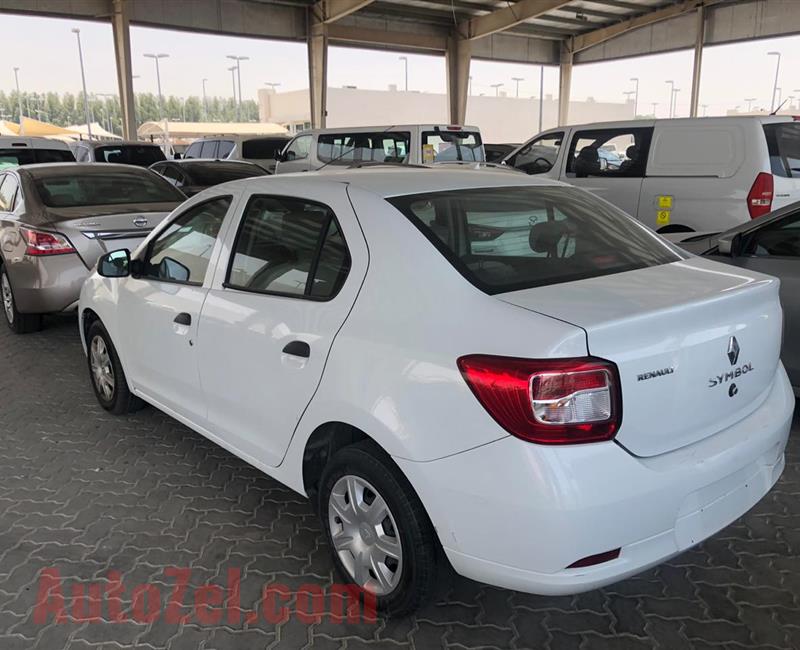 Renault Symbol 2016,white color