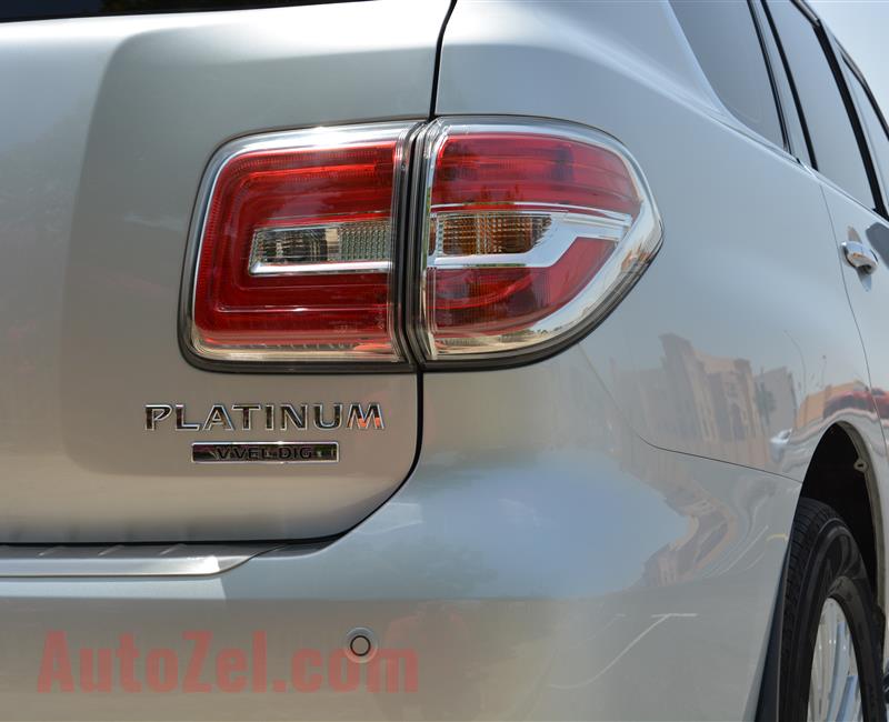 نيسان باترول 2016 بلاتينيوم LE ماكينة كبيرة خليجي  Agency Well Maintained Nissan Patrol 2016 LE Platinum 400 HP 5.7L V8 – Big Engine done 61,000km in perfect condition, Low Mileage, never been off road