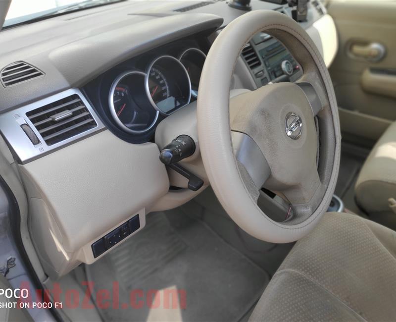 Urgent sale Nissan Tiida 2012,1.8L AED 11000