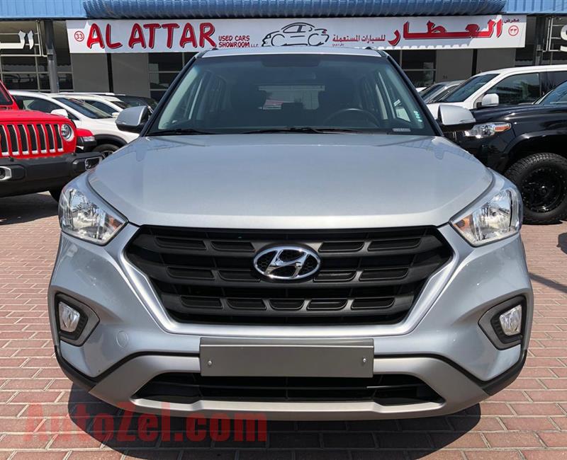 Hyundai Creta 2019 1.6L - Cruise Control - Bluetooth - Parking Sensors - Alloys Wheel - Fogs Lights - Keyless Entry - Volume Control - Low KMS