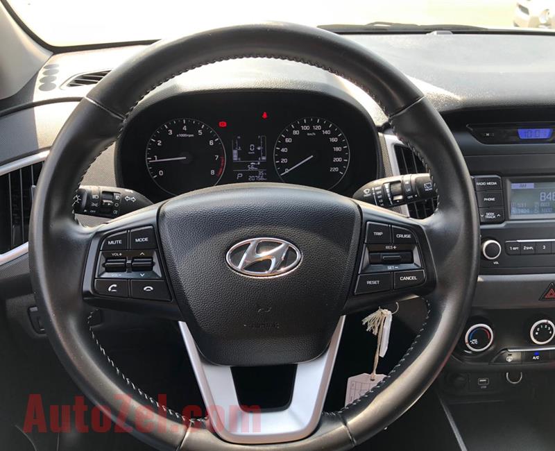 Hyundai Creta 2019 1.6L - Cruise Control - Bluetooth - Parking Sensors - Alloys Wheel - Fogs Lights - Keyless Entry - Volume Control - Low KMS