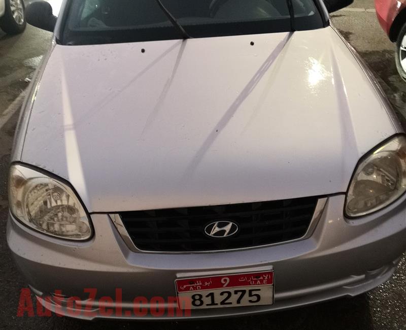 Hyundai accent 2005 model with passed certificate