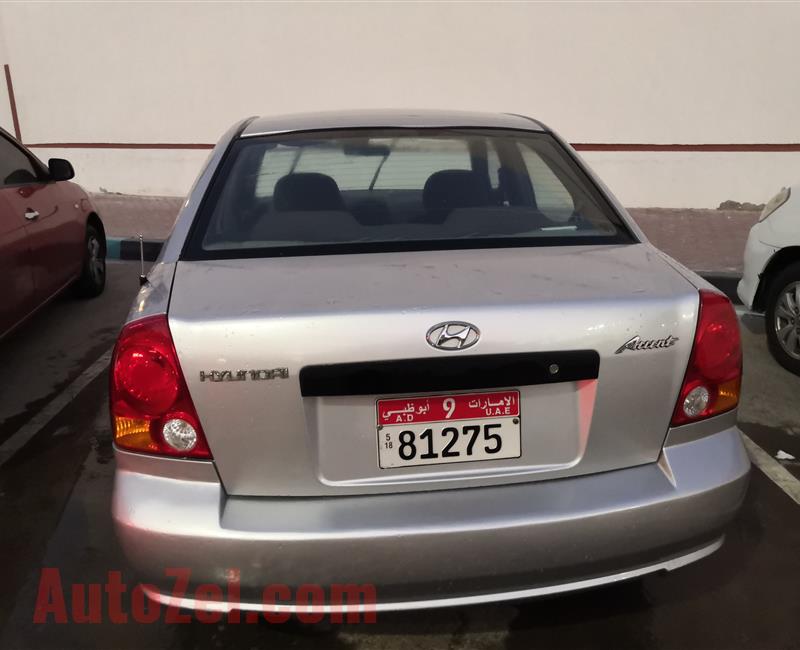 Hyundai accent 2005 model with passed certificate