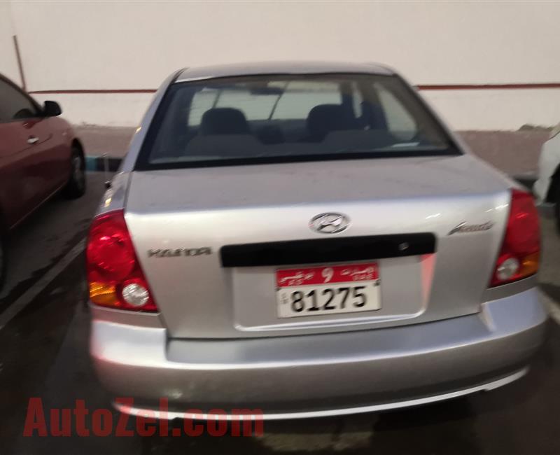 Hyundai accent 2005 model with passed certificate