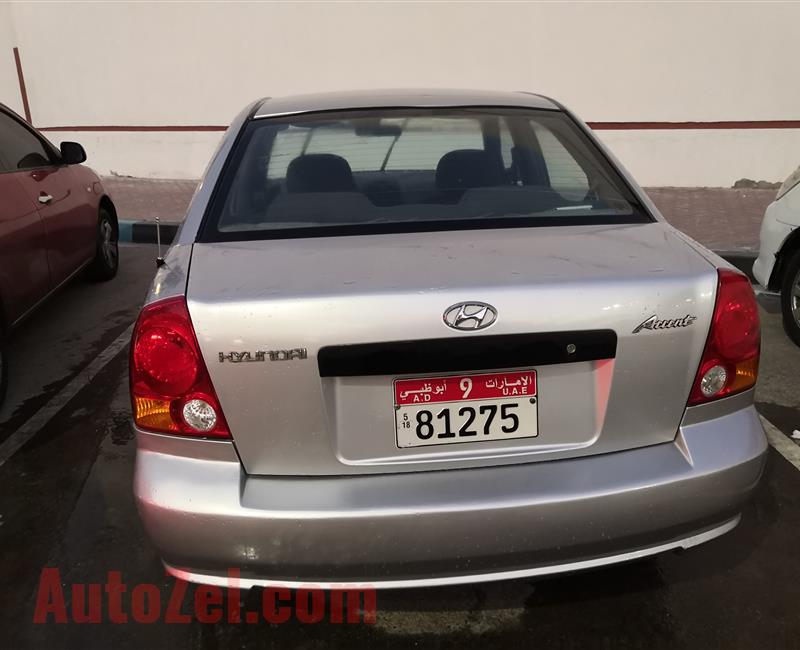 Hyundai accent 2005 model with passed certificate