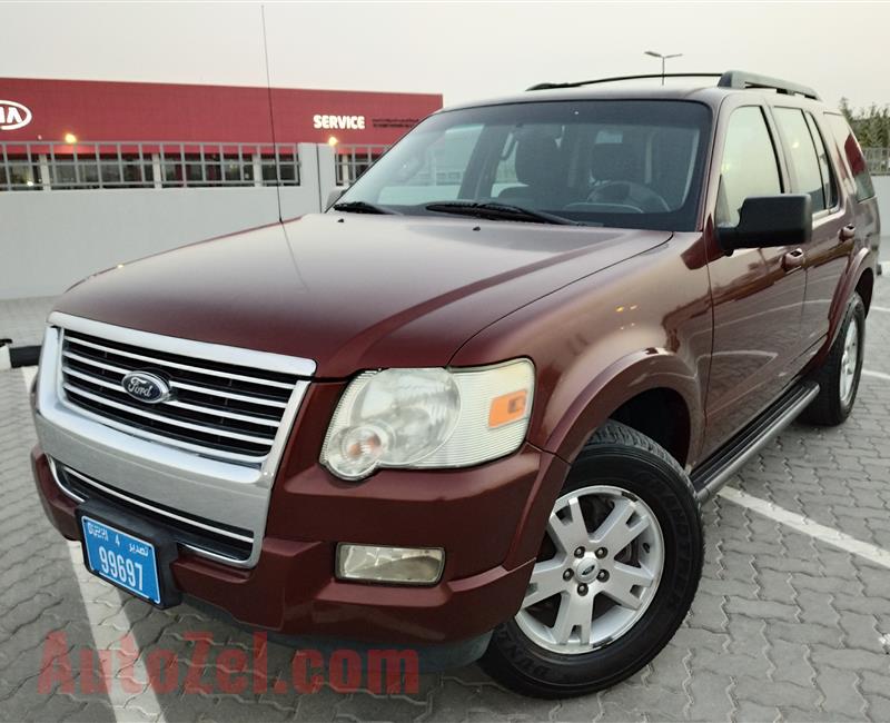 Ford Explorer XLT SUV 4X4 V6 4.0L Model 2009 Year Fully Automatic Mid Options No2 GCC Specs Very Clean Car