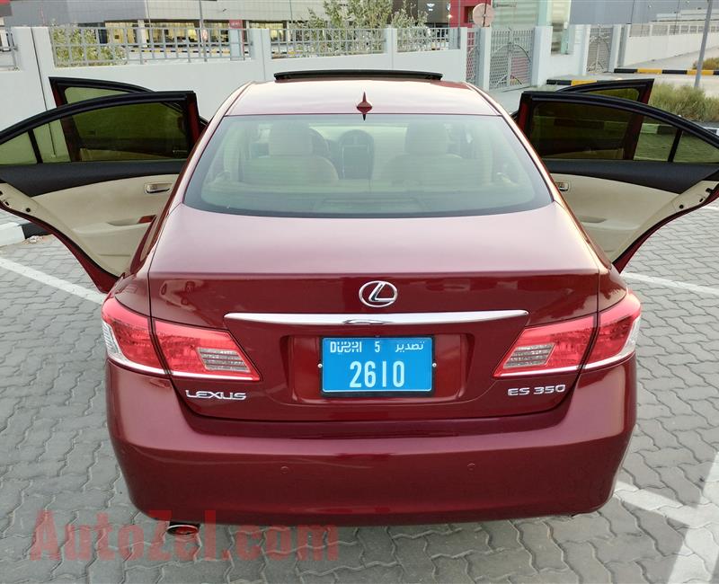 Lexus ES-350 V6 3.5L Model 2010 Year Fully Loaded Options No1 USA Specs Super Clean Car