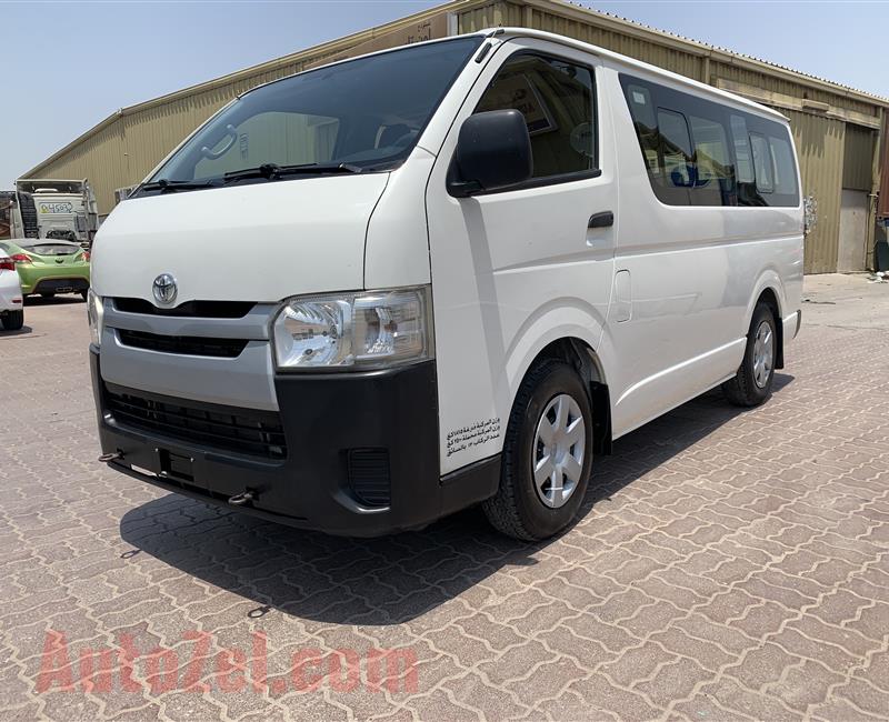 For sale Toyota hiace mini bus 13 seater model 2014 in good condition 