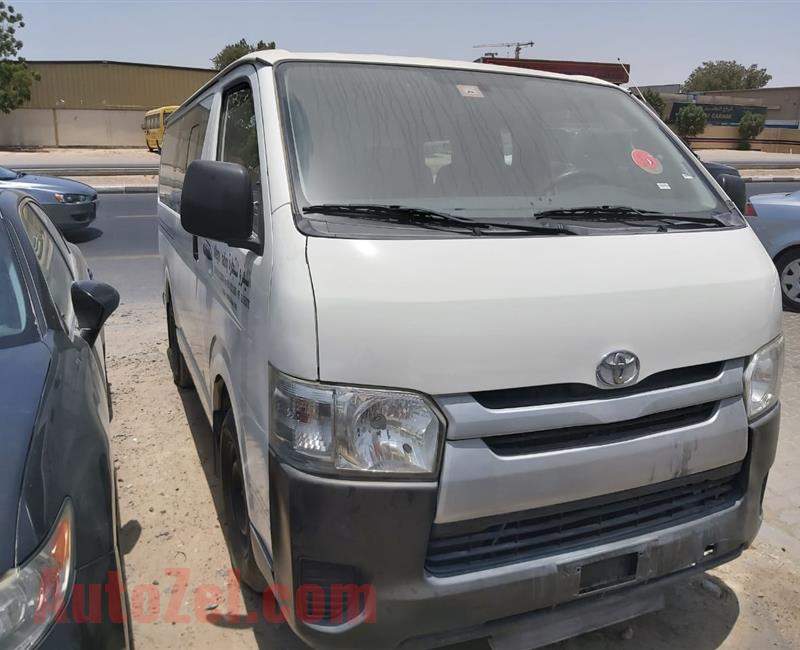 Hiace 2014 half van half passenger