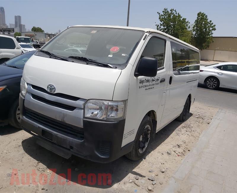 Hiace 2014 half van half passenger