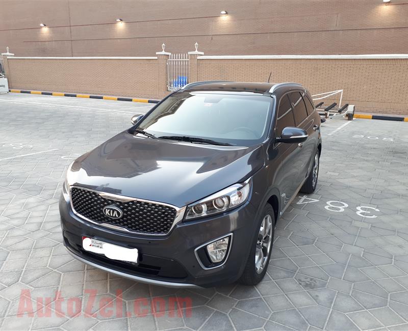 Kia Sorento 2016,Full Option,2.4L,Under Warranty,GCC,Low mileage.