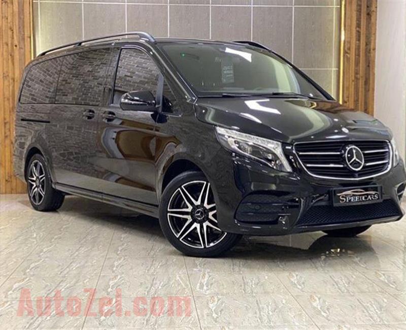 MERCEDES BENZ V250//2019//BLACK//(38000KM) WARRANTY /// SERVICES HISTORY ///AED:189000/- only