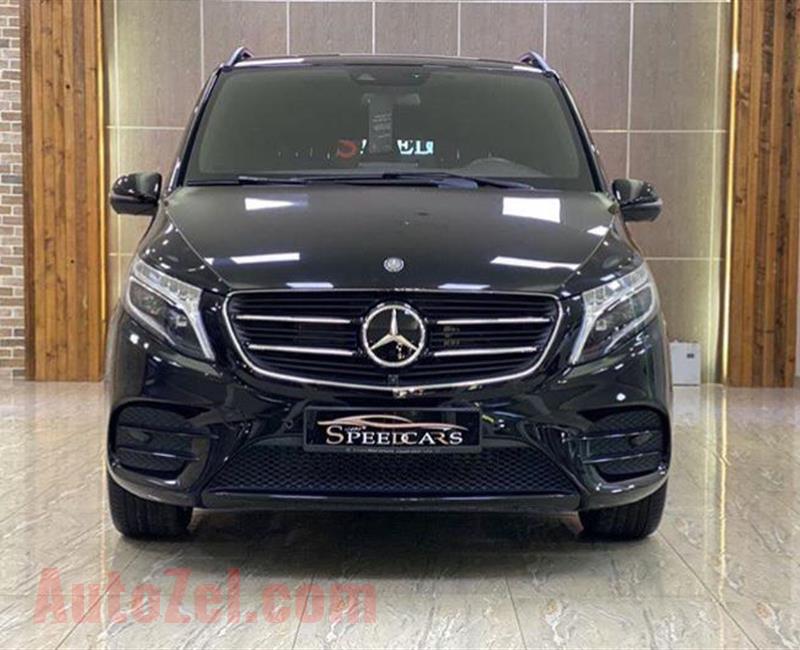 MERCEDES BENZ V250//2019//BLACK//(38000KM) WARRANTY /// SERVICES HISTORY ///AED:189000/- only