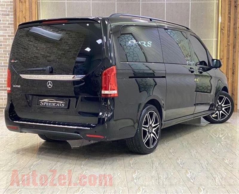 MERCEDES BENZ V250//2019//BLACK//(38000KM) WARRANTY /// SERVICES HISTORY ///AED:189000/- only