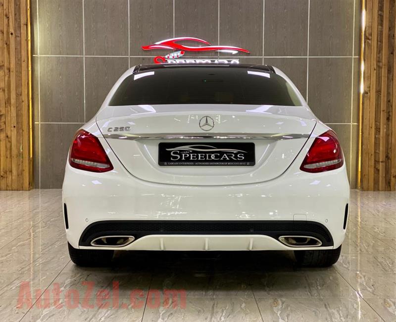 MERCEDES BENZ  C250 2017 WHITE (47000KM)