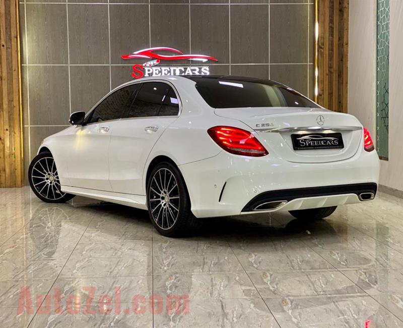 MERCEDES BENZ  C250 2017 WHITE (47000KM)