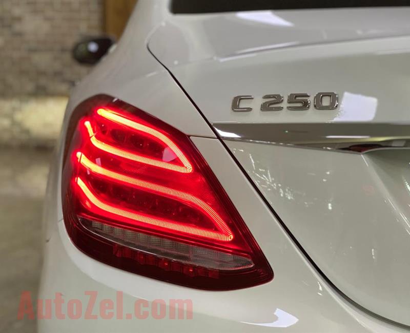 MERCEDES BENZ  C250 2017 WHITE (47000KM)