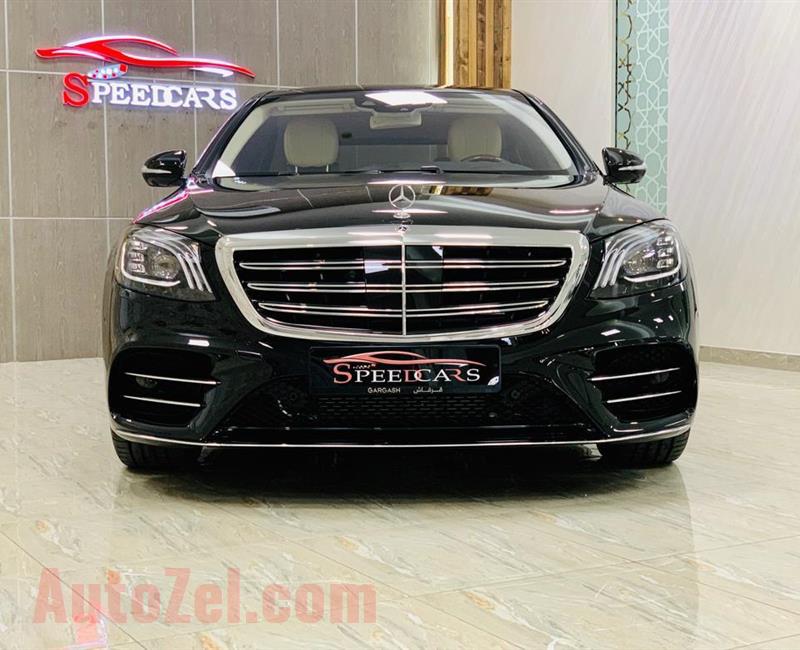 MERCEDES BENZ S560 2019 AMG BLACK GCC (4000KM)