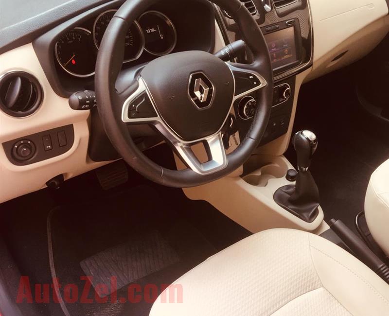 Renault Symbol 2019,GCC ,brand new ,7378 km under warranty