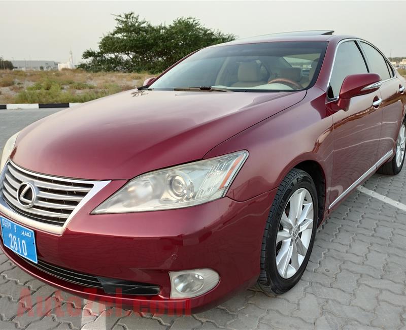 Lexus ES-350 V6 3.5L Model 2010 Year Fully Loaded Options No1 imported USA Specs Very Neat&Super Clean Car