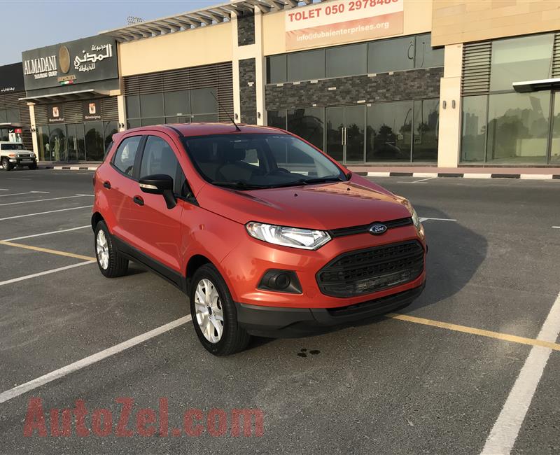 2017 FORD ECOSPORT GCC FOR SALE NO DOWN PAYMENT 100 % BANK LOAN CAN BE ARRANGE WITHOUT DOWN PAYMENT PLEASE CALL 0557622171