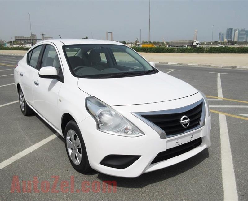 2017 NISSAN SUNNY (MID OPTION) FOR SALE WITH WARRANTY THROUGH BANK FINANCE !! +971 56 627 4313