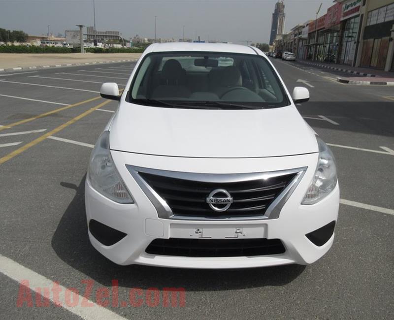 2017 NISSAN SUNNY (MID OPTION) FOR SALE WITH WARRANTY THROUGH BANK FINANCE !! +971 56 627 4313