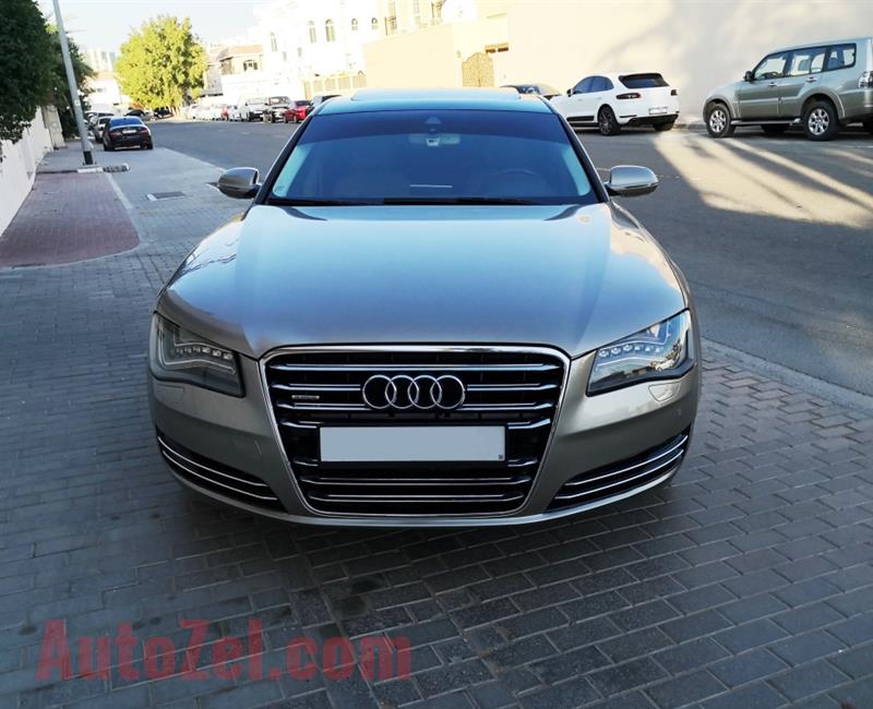 Audi A8L, 4.2L FSI Quattro, Full Option, Luxury Feature, GCC Specs.