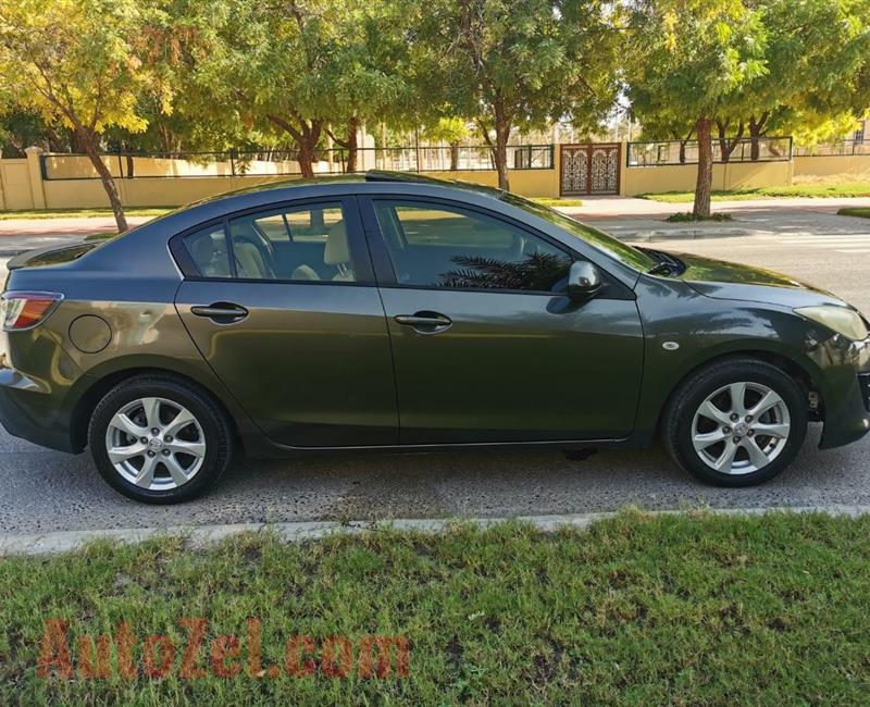 MAZDA 3 2010 GCC SPEC FULL OPTION CRUISE CONTRL SUN ROOF ALLOY WHEELS