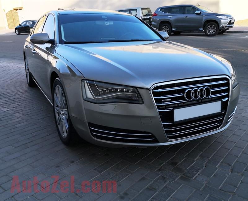 Audi A8L, 4.2L FSI Quattro, Full Option, Luxury Feature, GCC Specs.