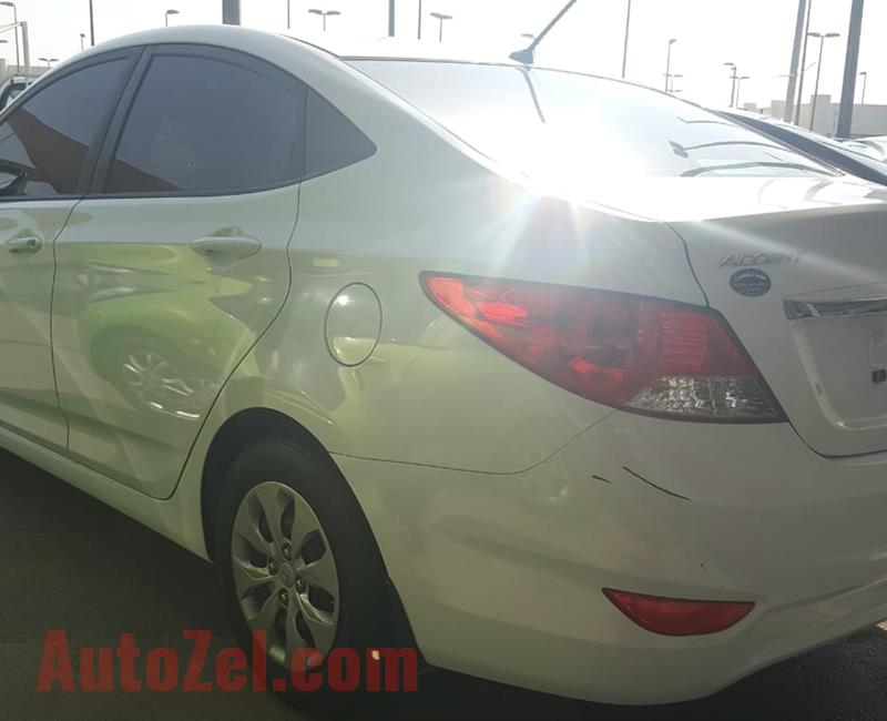 Hyundai accent -2016.GCC full automatic,free accident