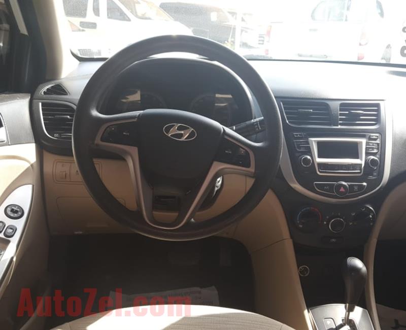 Hyundai accent -2016.GCC full automatic,free accident