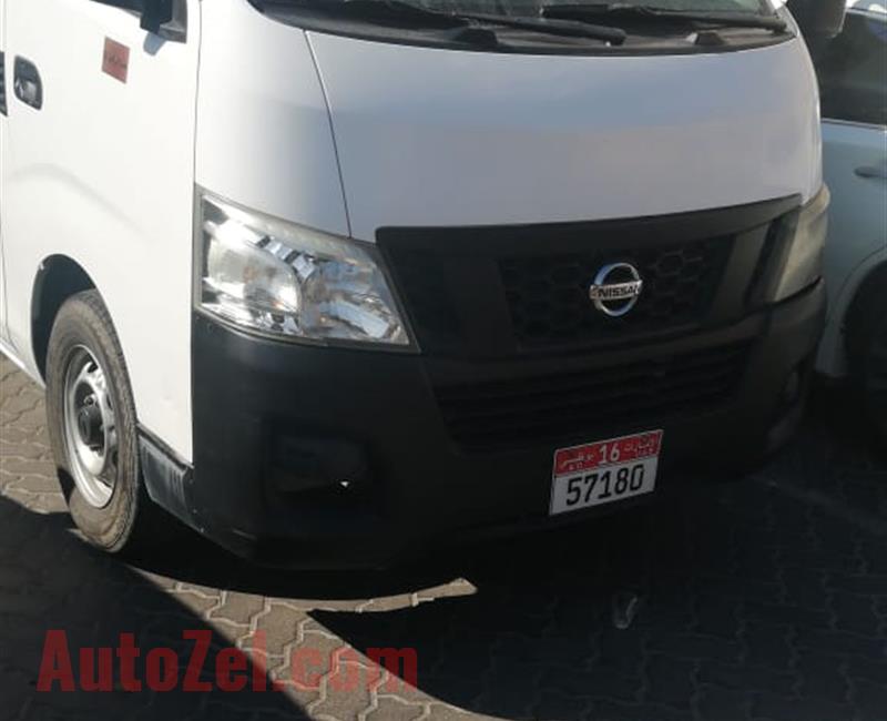 Nissan URVAN 350 bus  model2015  First owner  no Accidence  280k mileage  original paint  very good condition  white color  very good for passengers and material transportation