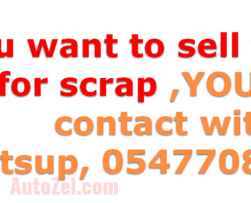 we are buying all kinds of scrap car call or whatsup 0547708530