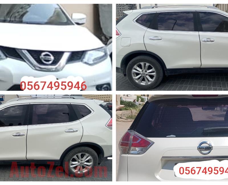 NISSAN XTRAIL 2015 4 WD WHITE GCC SPEC WELL MAINTAINED