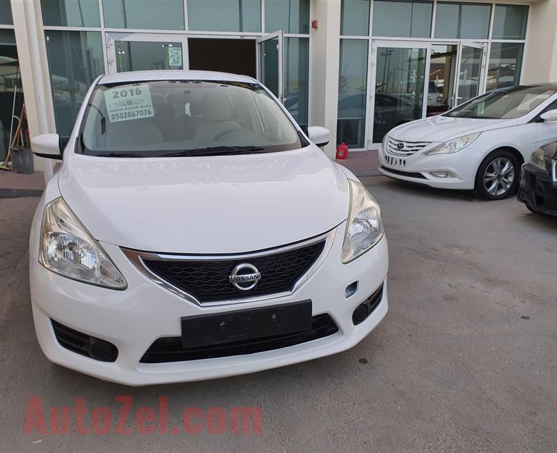 Nissan Tiida 2016 (410Dhs per Month) نيسان تيدا 2016 410 درهم امااراتي للشهر 