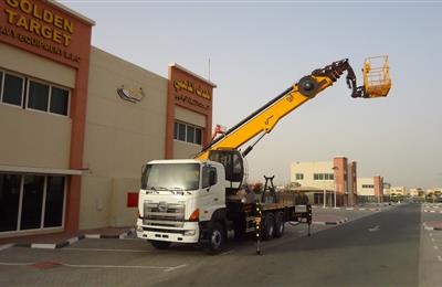 HINO 3441 6X4 2016 TRUCK WITH UZMANLAR 37 METER MAN LIFT