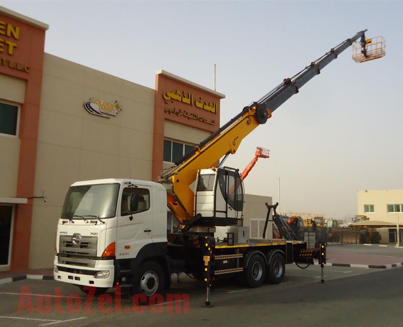 HINO 3441 6X4 2016 TRUCK WITH UZMANLAR 37 METER MAN LIFT