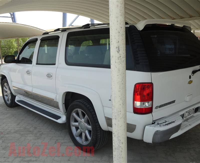 2004 CHEVROLET SUBURBAN LT AUTO RIDE, GCC SPECS, ACCIDENT FREE, DEALER MAINTENANCE AND REPAIRS