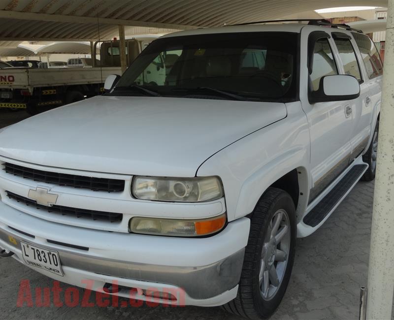 2004 CHEVROLET SUBURBAN LT AUTO RIDE, GCC SPECS, ACCIDENT FREE, DEALER MAINTENANCE AND REPAIRS