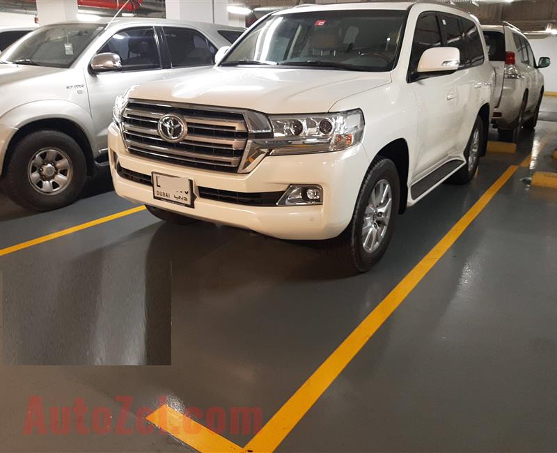 Toyota Land Cruiser 2017 EXR  White Color 20,000 KM 