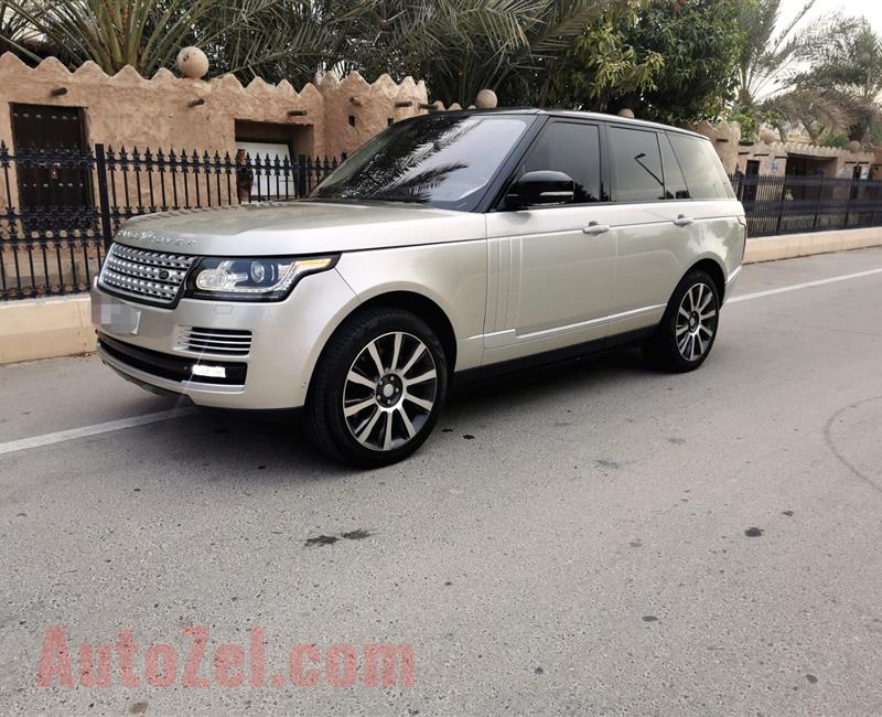 For sale Range Rover supercharged GCC specs Model 2014 Price 128.000