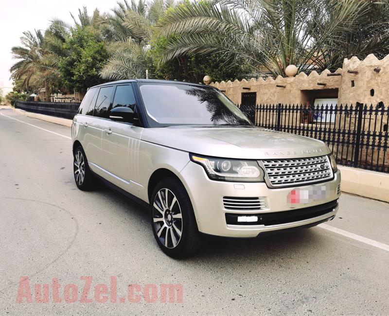 For sale Range Rover supercharged GCC specs Model 2014 Price 128.000